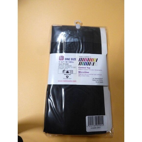 Streets Harajuku Sheer Tights, OS (90lbs-148lbs), 50D,  Dark Gray - Picture 2 of 3